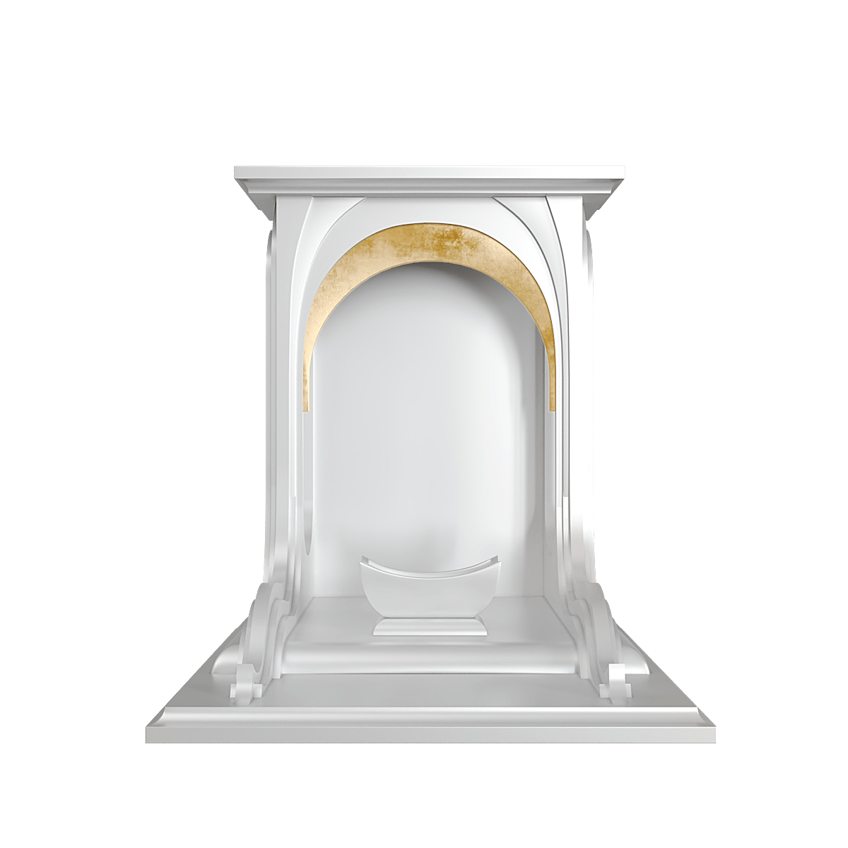 Bàn thờ thần tài dát vàng Nhật Quang màu bạch kim