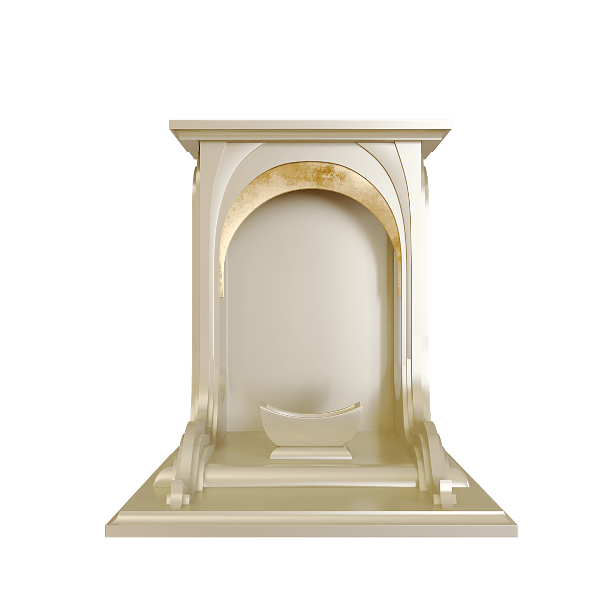 Bàn thờ thần tài dát vàng Nhật Quang màu vàng kim