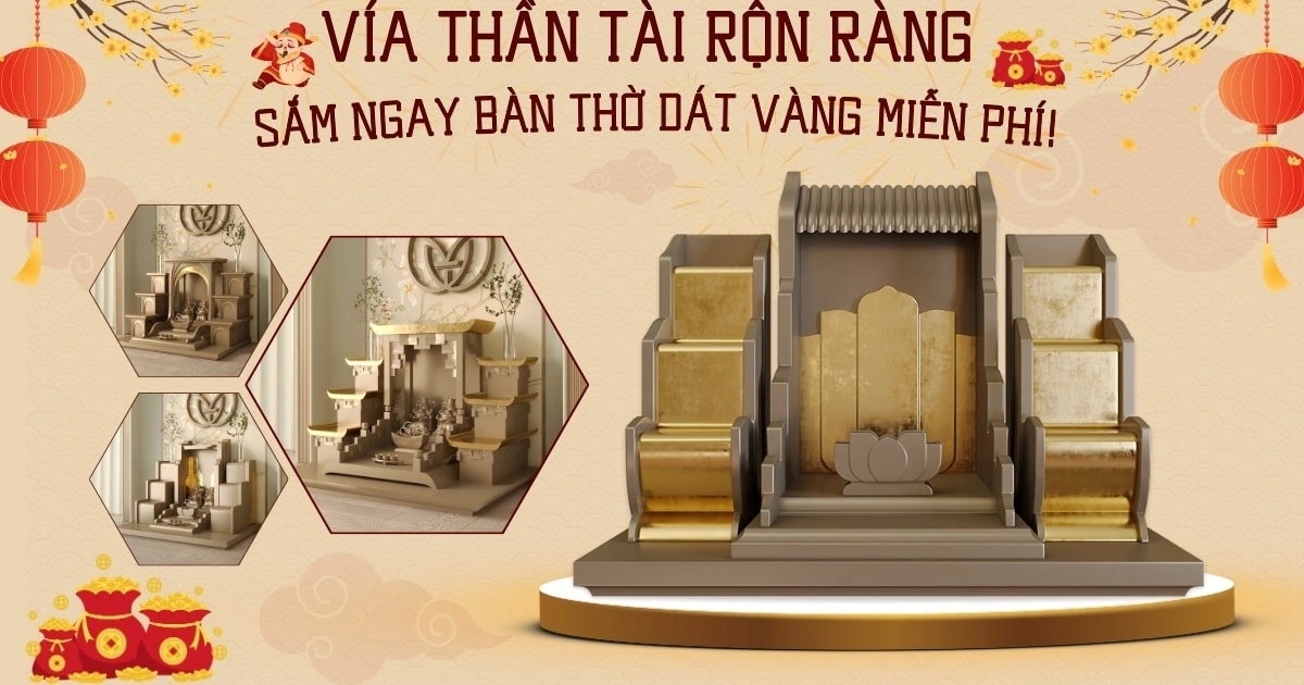 Mua bàn thờ vía thần tài