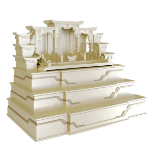 BỘ BAN THỜ THẦN TÀI TAM CẤP THIÊN AN + BỤC THIÊN VÂN